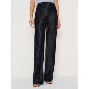 REFORMATION Gale Satin Mid Rise Bias Pants in Inkling Size Medium